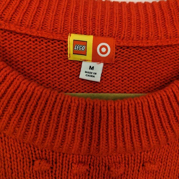 Lego x Target Men Textured Sweater Red M - Picture 3 of 7